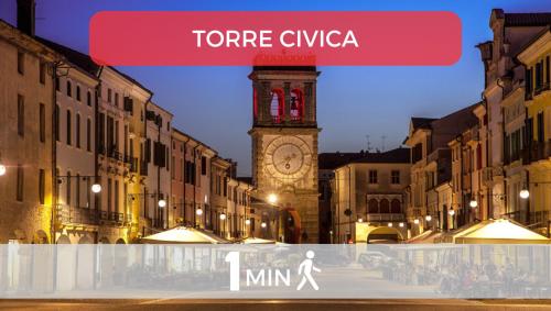 Este-Padova Suite storica Torre civica in 艾斯特