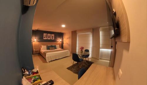 ห้องส่วนกลางสำหรับนั่งเล่น/ดูทีวี, Hotel Quinta de Cabecera in บูคาร่ามังกัส