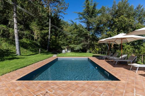 Kilátás, Chianti Villa Chicco, piscina privata, ampio giardino, BBQ e parcheggio in Lucolena