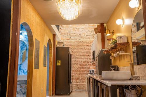 ห้องครัว, Social Stays - FIRST hostel on State Street  in ซานตาบาร์บารา (CA)