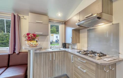 virtuve, Lovely Stacaravan In Irrhausen in Irrhausen