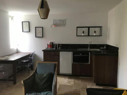 廚房, Appartement Talmont sur Gironde in 吉龍德河畔塔爾蒙