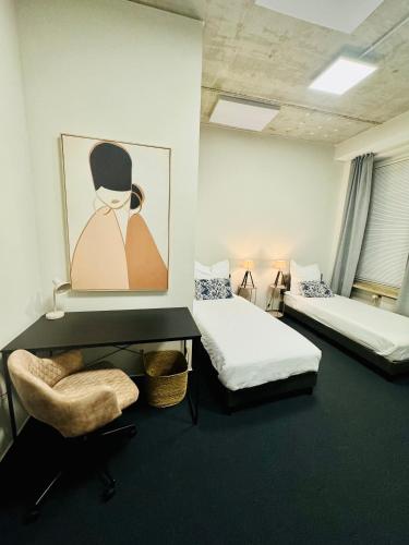 ElbApartment 29 qm mit eigenem Badezimmer, Hamburk (fotografie 4)