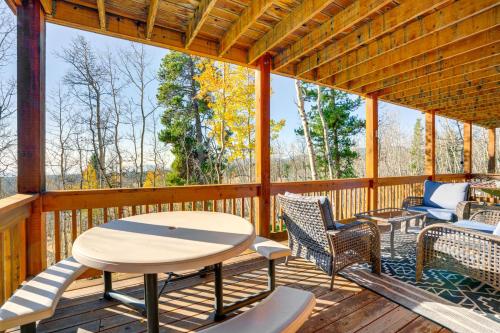 24STR-00018 Fairplay Home Mtn View, Deck and Grill in Fairplay, USA