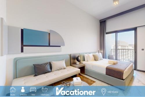 Vacationer Holiday Homes I Modern Studio Apartment in Meydan, Dubaj