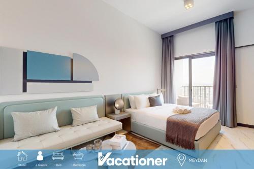 Vacationer Holiday Homes I Meydan Studio I Skyline View, 12 Mins to Downtown, Dubai