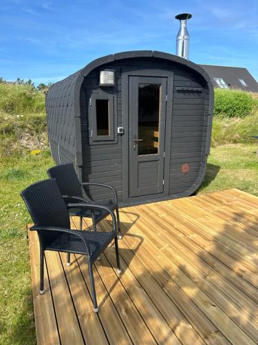 Sauna, Stone Mountain BnB in Stenbjerg