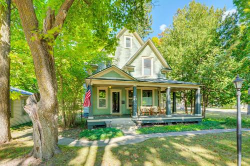 Near Lake Historic Boyne City Home with Fire Pit! in Boyne City, USA