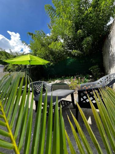 สวน, Jasmin - Appartement face plage Diamant in เลอ ยามัน