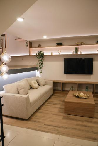 Koplietošanas atpūtas telpa ar TV, Casa Lomas in Cabecera Municipal San Andres Huayapam