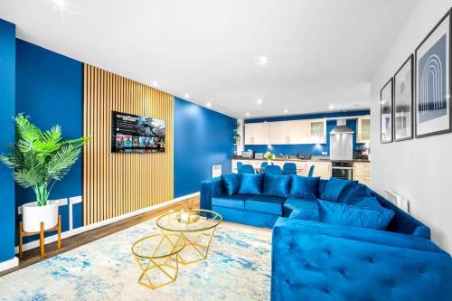 Top Floor City Centre Apartment - Sleeps 7 - 4 Beds - with Balcony and Parking - Smart TV's on each Bedroom Wall - 5 mins from Bullring, Selfridges, Moor Street Station - By Zena Stays, Birmingham (fotografie 7)