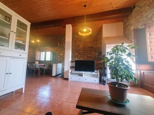 Közös társalgó / TV, Masia La Clariana in Fonollosa