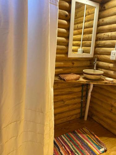 Fürdőszoba, Cabaña La Nazarena (Cabana La Nazarena) in Capilla Del Senor