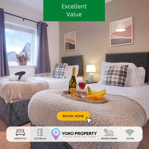 Special Offer! Harton House - Perfect for Contractors & Groups - Long Stays Welcome - Driveway Parking, Fast Wifi, SmartTV with Netflix by Yoko Property gîte à louer Bran Sands