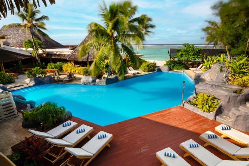 Swimmingpool, The Rarotongan Beach Resort & Lagoonarium in Rarotonga