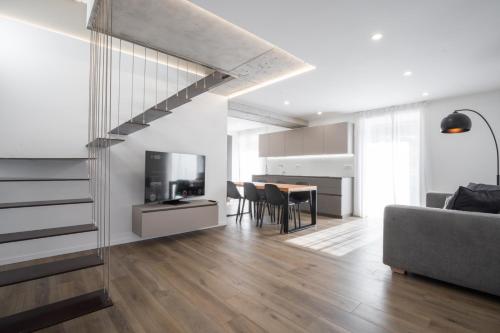 共用Lounge/電視區, La Giostra Deluxe Apartments in 德利納