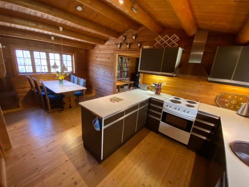 Cocina, Log-House Wildernest in Brande