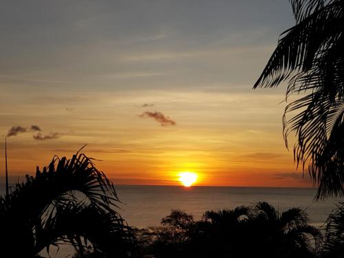 Kilátás, CARPE DIEM VILLA "Studio Apartment" Caribbean Sea views even from the Beds in Castara