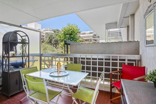 Balcony/terrace, Le Tanit Corinth - Apt 4 Prs, Clim, Piscine in Le Ponteil