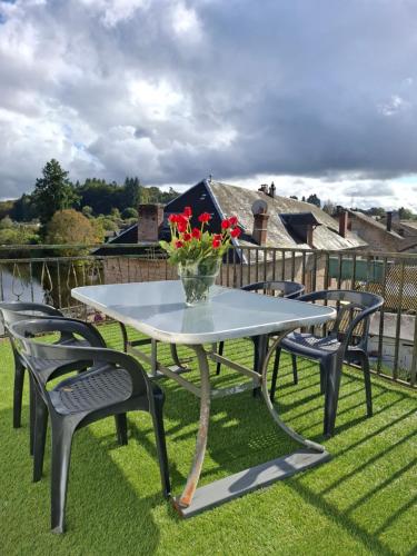 Balcony/terrace, Le Bellerive in Peyrat-le-Chateau