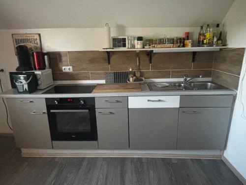 Konyha, Casa Andrea 3 Zimmer Wohnung im 2ten Stock in Wallersdorf (Bajorország)