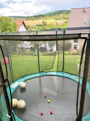 Playground, Ferienhaus Weinbergblick - nahe Wurzburg - 2 Schlafzimmer - Familienfreundlich - Terrasse in Erlabrunn