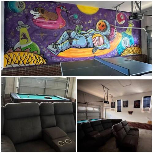Fun house farm style with pool in Clayton, USA