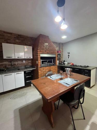 Microcasa com Churrasqueira