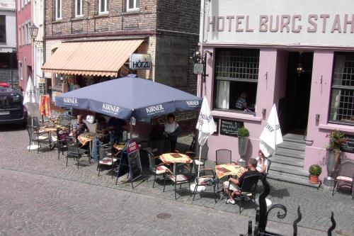 Hotel-Café-Burg Stahleck in Bacharach, Deutschland
