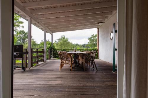 Erkély/terasz, Landhaus Basthorst in Crivitz
