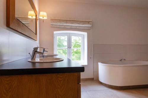 Fürdőszoba, Landhaus Basthorst in Crivitz