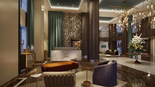 Előcsarnok, The American Hotel Atlanta Downtown, Tapestry Collection by Hilton near Underground Atlanta
