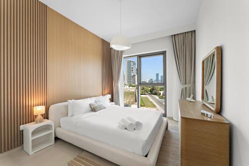 Chic 1BR Retreat - Near Burj Khalifa & Dubai Mall, Dubaj