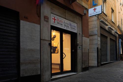 A szálláshely kívülről, RED AND BLUES MUSIC HOTEL - GENOVA in Prè
