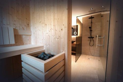 Sauna, Apartment Hotel Schneerose in Hermagor