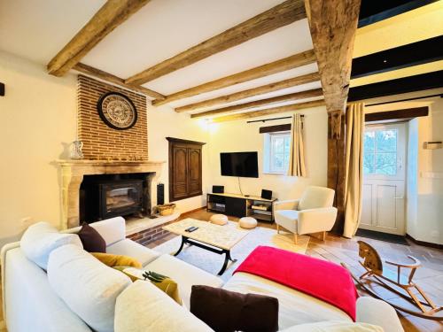 Le Grand Bricoin - Campagne - Parking - 12 pers gîte à louer Nuillé-le-Jalais