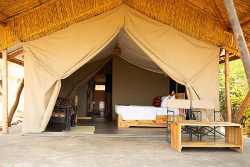 陽台/露台, Akagera Rhino Lodge in 卡永扎