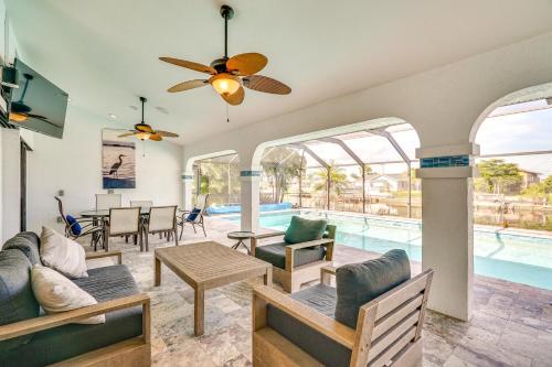 Tropical Cape Coral Villa on Canal with Lanai! - main image