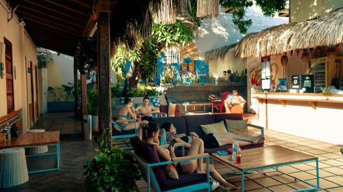 Restaurant, Viajero Cartagena - Centro Hostel in Cartagena
