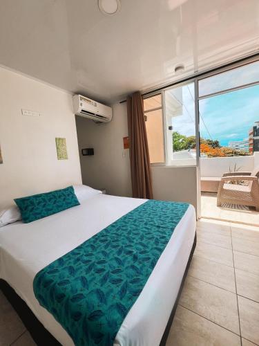 1 double bed
