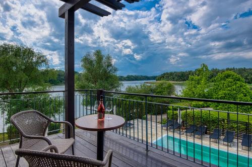 Balcony/terrace, Tisza Balneum Hotel in Tiszafured