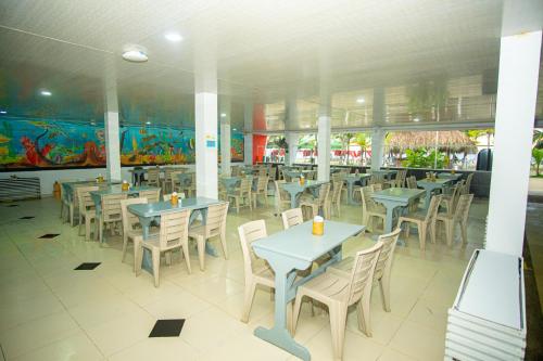 레스토랑, Hotel Playa Divina  in 코베나스