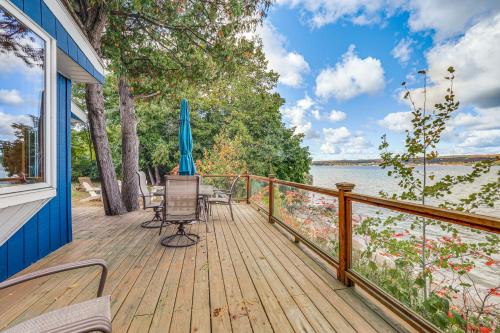 Waterfront Suttons Bay Cottage with Fire Pit! in Suttons Bay, USA