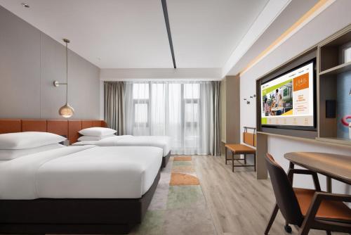 2 double beds