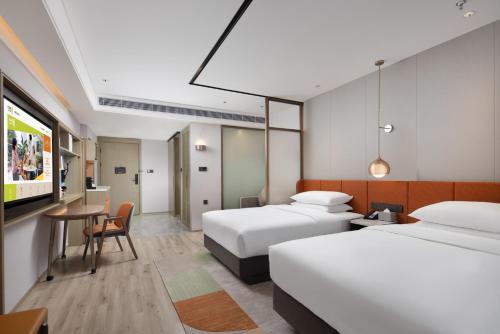 2 double beds