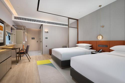 2 double beds