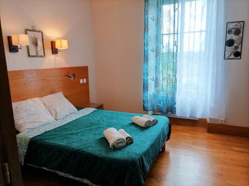 1 double bed