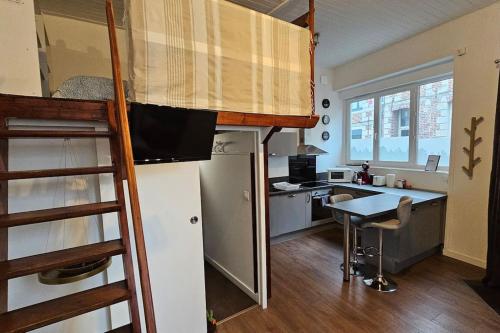 Old Arras studio avec mezzanine in Arras