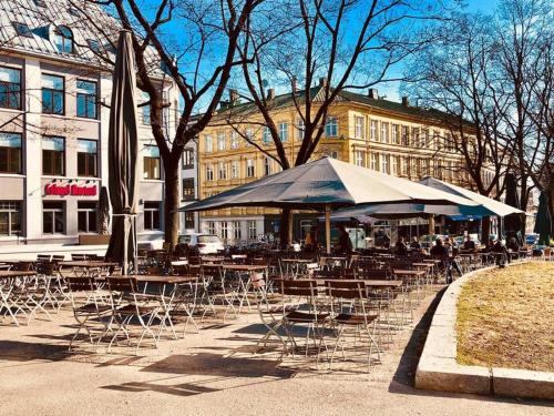 Restaurant, 4 bedroom flat in the heart of Oslo near Sushi Adamstuen