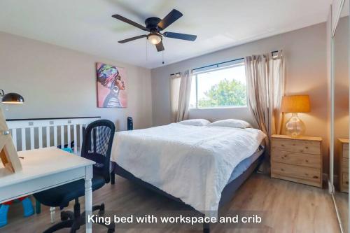 Entire Modern 3-Bedroom Home w King Bed, Crib, near Bay Beach in Chula Vista, USA